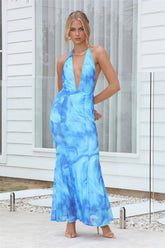Extravagant Girl Maxi Dress Blue