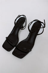 The Estelle Heels Black Patent PU