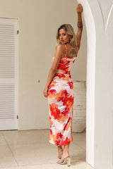 Sweet Serendipity Midi Dress Red