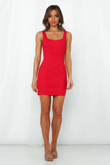 New Vestige Mini Dress Red