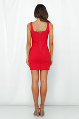 New Vestige Mini Dress Red