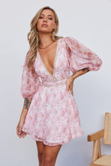 Plane Ride Away Dress Pink