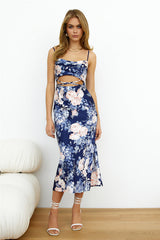 Party With You Midi Dress Navy
