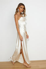Exquisite Nature Maxi Dress Champagne