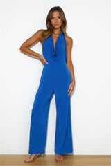 Party Now Jumpsuit Blue