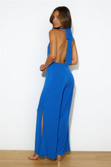 Party Now Jumpsuit Blue