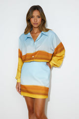 C/MEO COLLECTIVE Vertigo Skirt Landscape