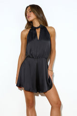 Dancing To Music Romper Black