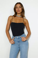 Basics Of Style Bodysuit Black