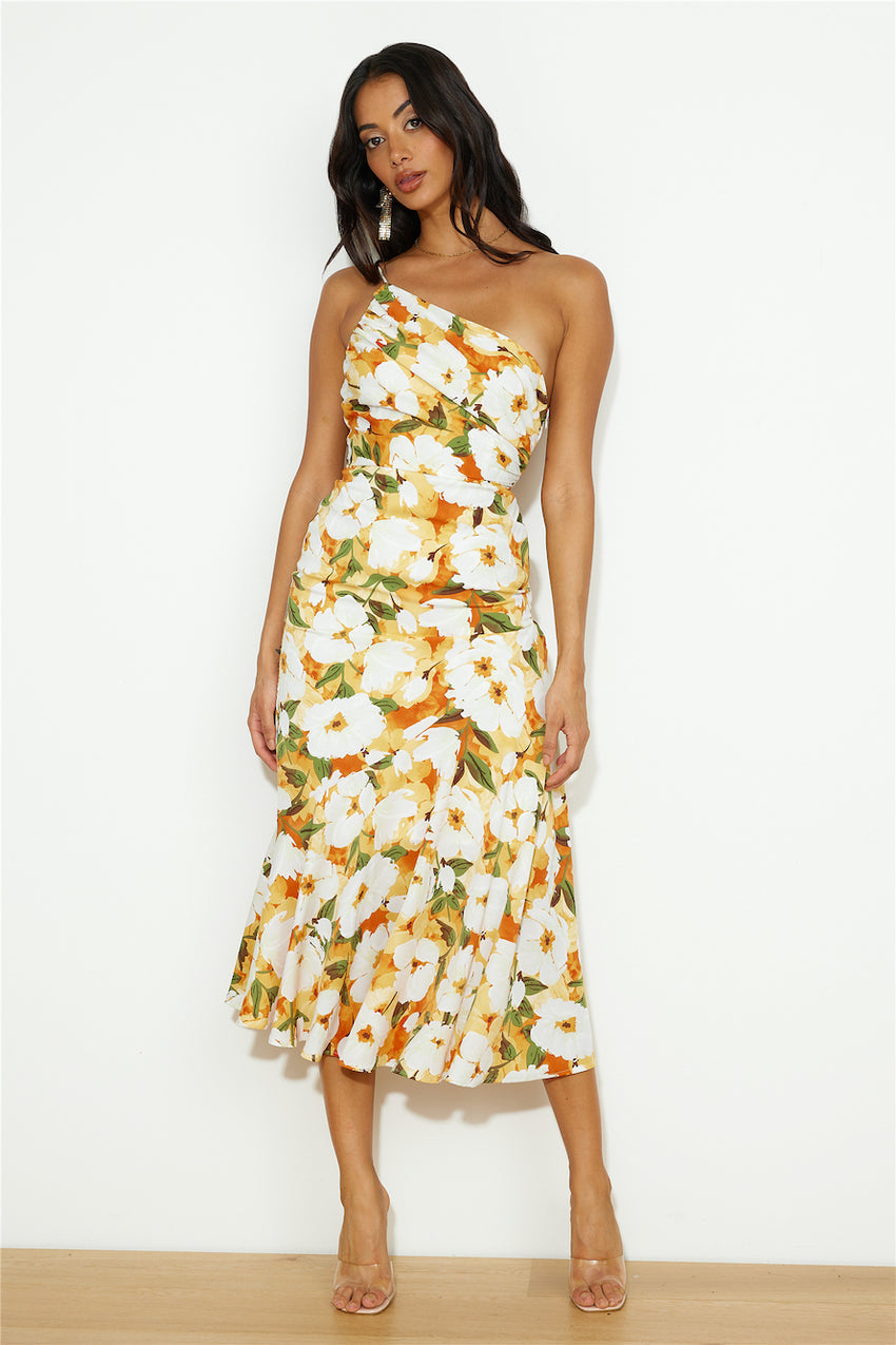 Dance Together Maxi Dress Orange