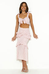 Dainty Moment Crop Top Pink