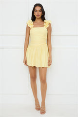 Copenhagen Charm Mini Dress Yellow