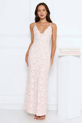 Dazzleberry Maxi Dress Pink
