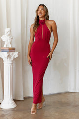 Fairest Joys Maxi Dress Red