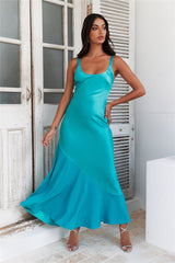 Ocean Air Maxi Dress Teal