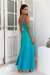 Ocean Air Maxi Dress Teal
