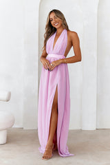 DEAR EMILIA She Is Glam Maxi Dress Lilac