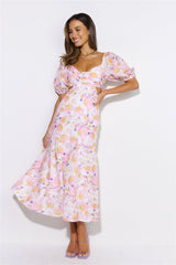 Lover Day Midi Dress White