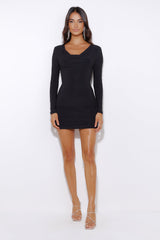 Date Night Ready Mini Dress Black