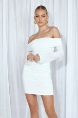 One Cocktail Mini Dress White