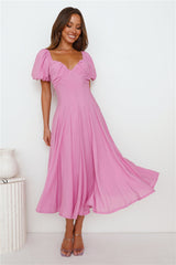 Relaxing Days Midi Dress Purple