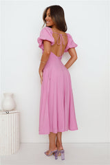 Relaxing Days Midi Dress Purple