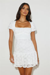 Little Moment Mini Dress White