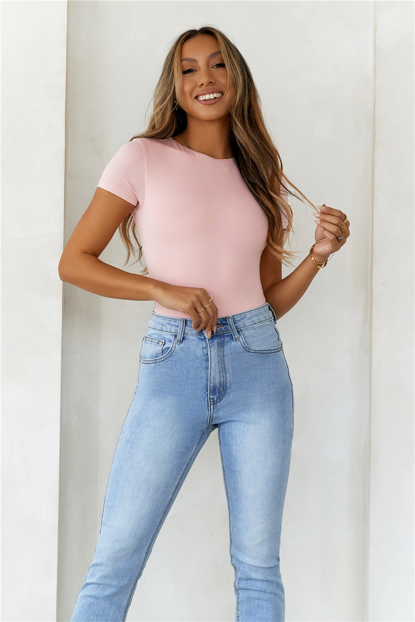 BASE Core Contour Bodysuit Blush Pink