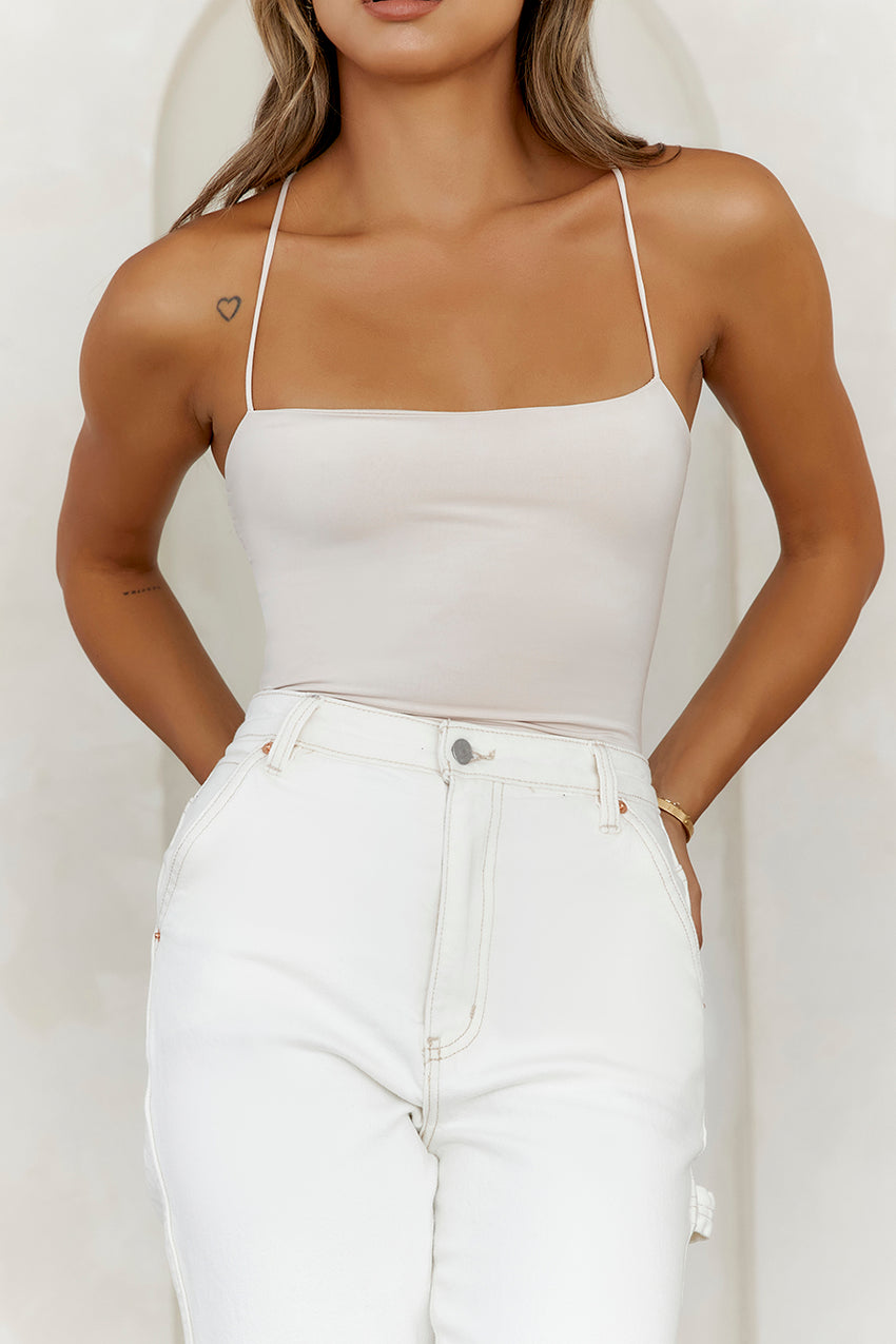 BASE Day To Night Longline Top Soft Oatmeal