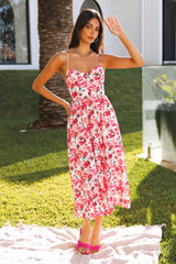 Stay By Your Side Midi Dress Floral