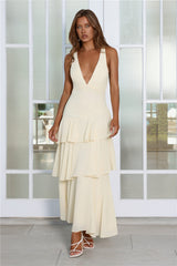 Happy Vibes Maxi Dress Yellow