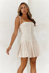 Daytime Dreaming Mini Dress Oatmeal