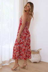 Her Pick Midi Dress Red
