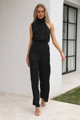 Youthful Days Jumpsuit Black PinStripe