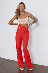 Know It All Pants Red