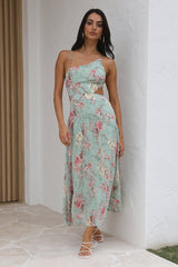 Step On Top Maxi Dress Green