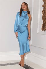 Everything You Love Midi Dress Blue
