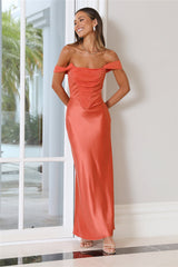 Princess Moment Maxi Dress Orange