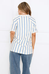 Spectate Top Navy Multi