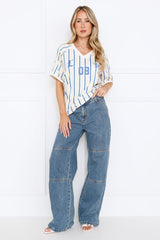 Spectate Top Navy Multi