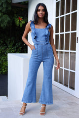 Time Goes By Jumpsuit Denim