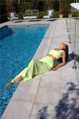 From The Sea Linen Pants Yellow