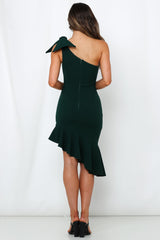 Laguna Beach Midi Dress Forest Green