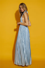 Sweet Encounters Maxi Dress Blue