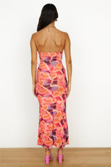 Vivid Colors Maxi Dress Sorbet