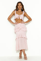 Dainty Moment Crop Top Pink
