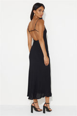 Proud Eyes Maxi Dress Black