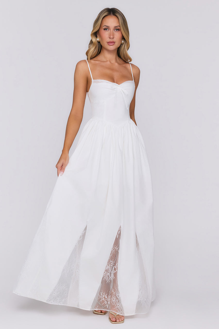 Urban Sunrise Maxi Dress White