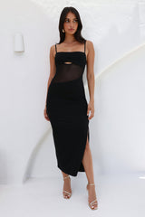 One Luxury Night Maxi Dress Black