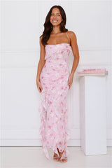 Ilyana Midi Dress Pink